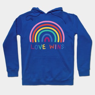 Love wins rainbow 1 Hoodie